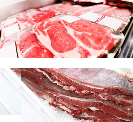 豬肉、牛肉、海鮮和蔬菜